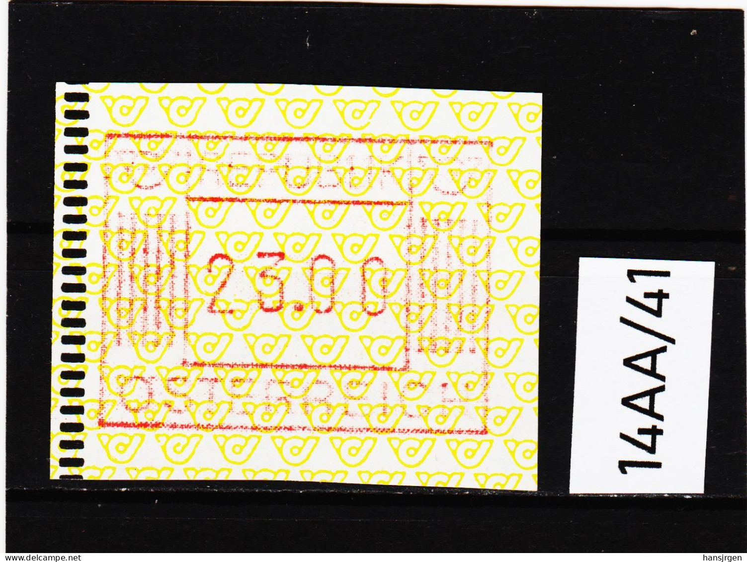 14AA/41  ÖSTERREICH 1983 AUTOMATENMARKEN 1. AUSGABE  23,00 SCHILLING   ** Postfrisch - Machine Labels [ATM]