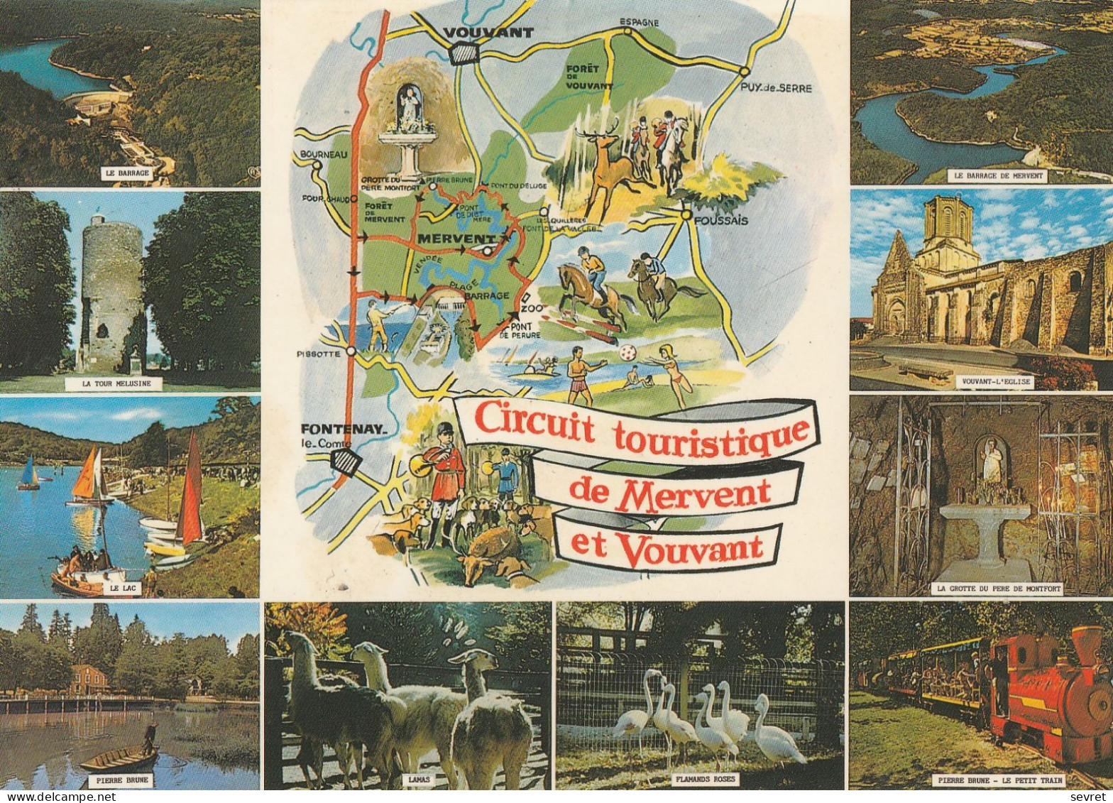 Circuit Touristique De Mervent Et Vouvant. - 10 Vues - Andere & Zonder Classificatie