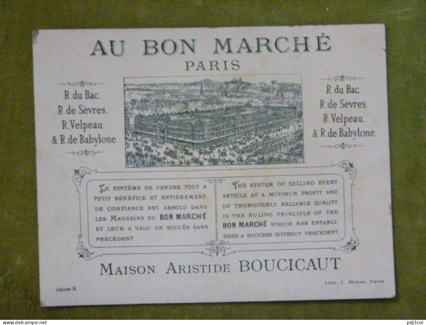 Le "Maître-Jacques" De L'automobile, à La Fois Cocher & Cuisinier - Au Bon Marché