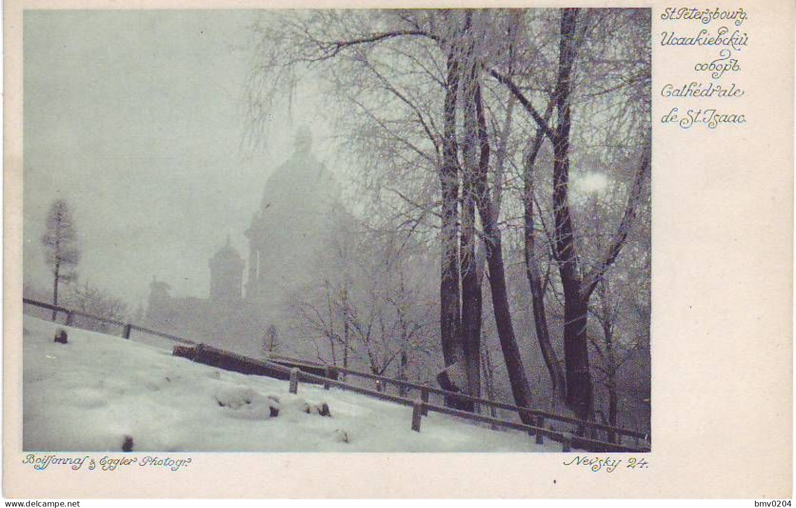 Russia Saint Petersburg. Isaac's Cathedral. Winter Landscape. - Russie