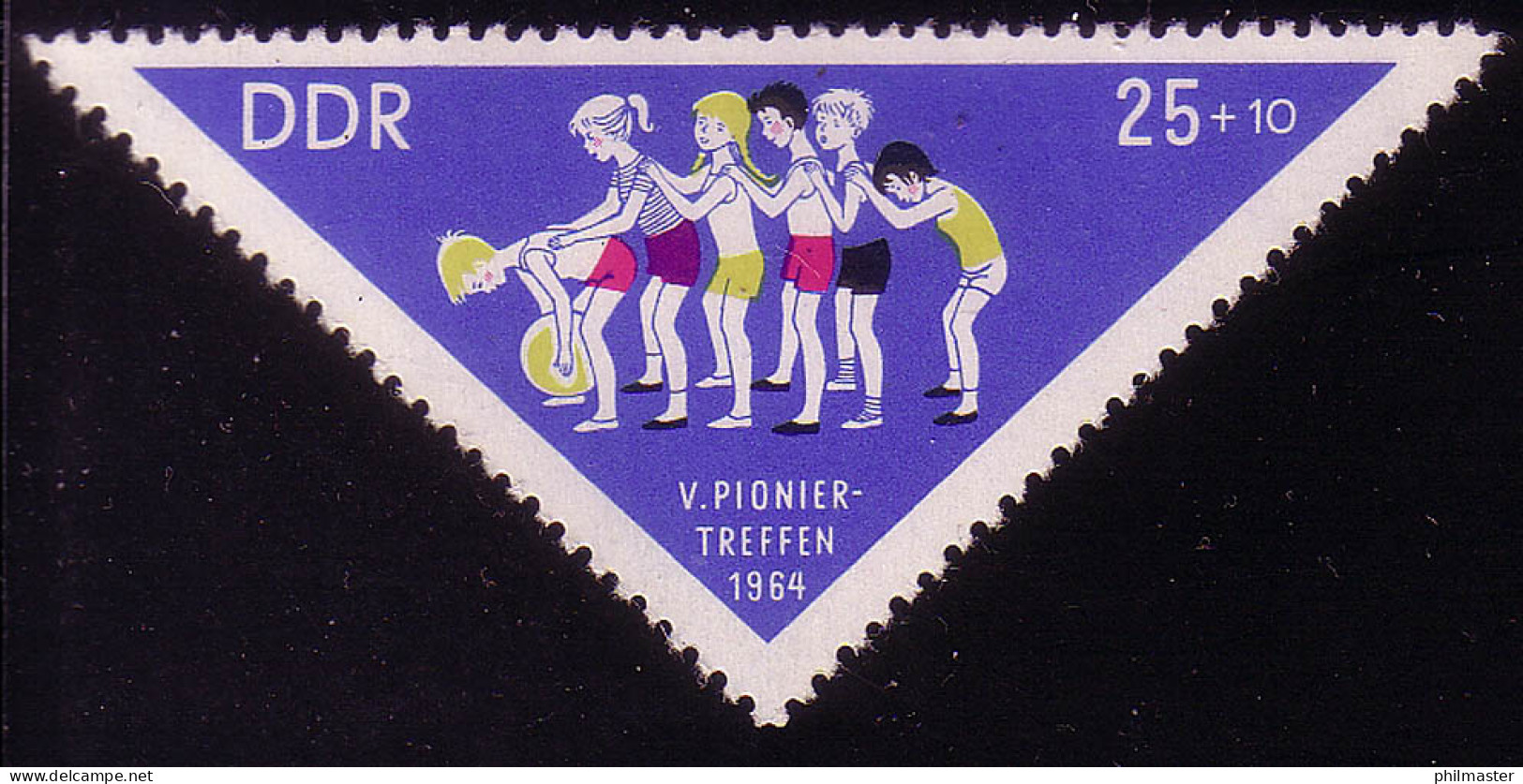 1047 Pioniertreffen 25+10 Pf ** - Unused Stamps