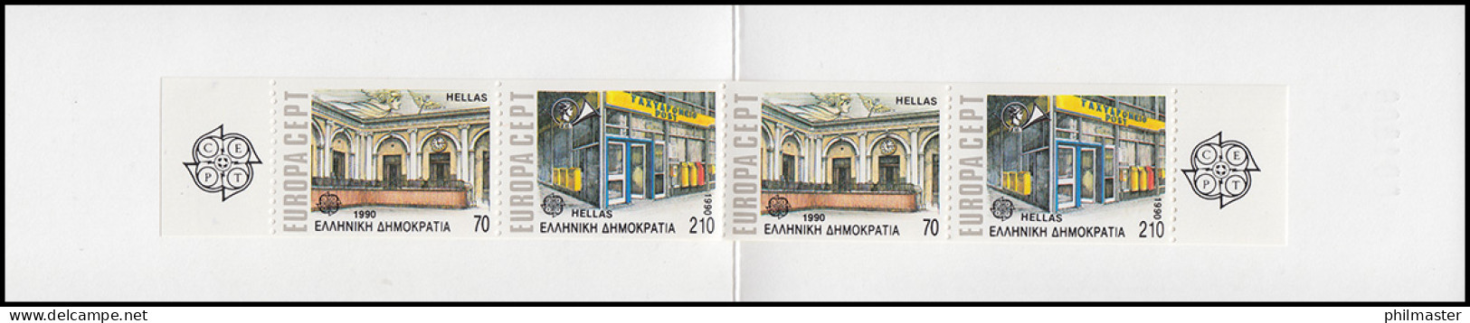 Griechenland Markenheftchen 13 Europa 1990, ** Postfrisch - Markenheftchen
