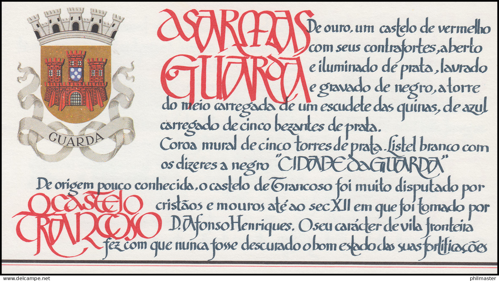 Portugal-Markenheftchen 1720 BuS Kastell Trancoso, Postfrisch **/ MNH - Booklets