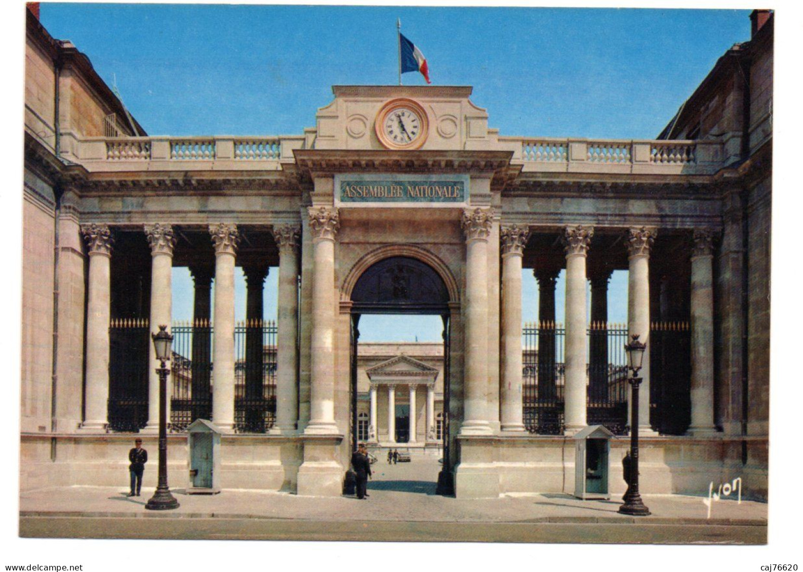 Paris, Assemblée Nationale , Le Palais Bourbon,entrée Rue De L'université - Andere Monumenten, Gebouwen
