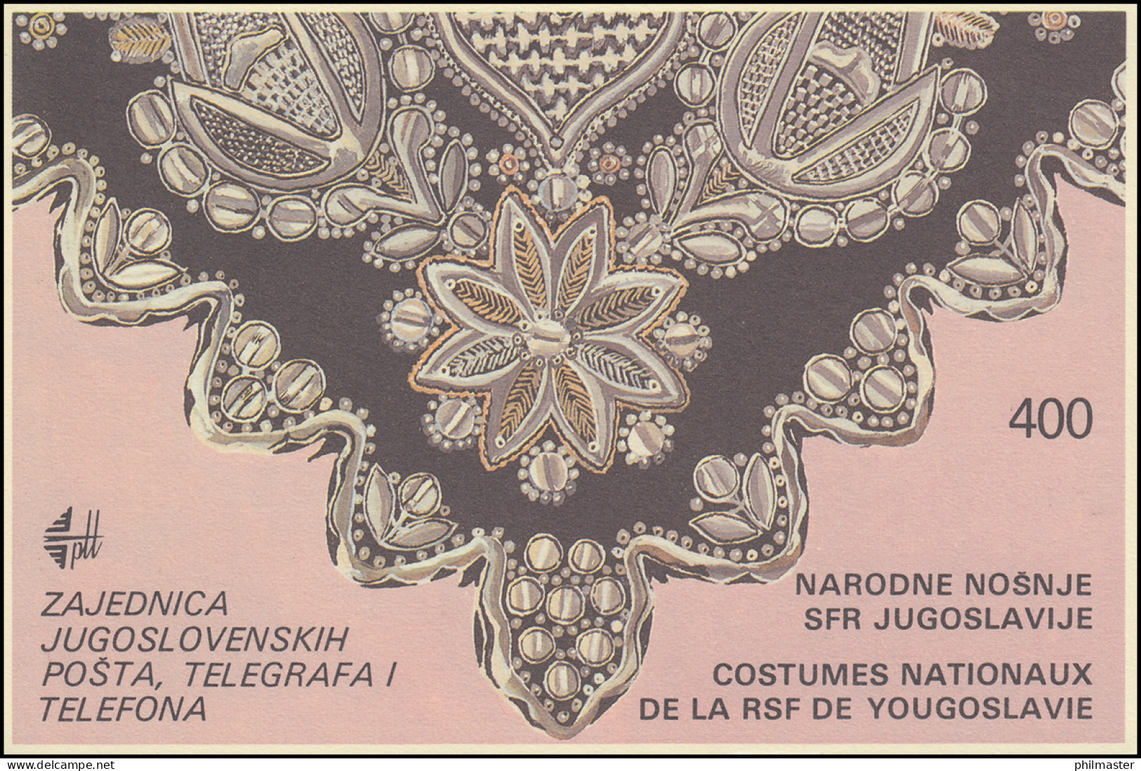 Jugoslawien Markenheftchen 1 Volkstrachten 1986, ** Postfrisch - Markenheftchen