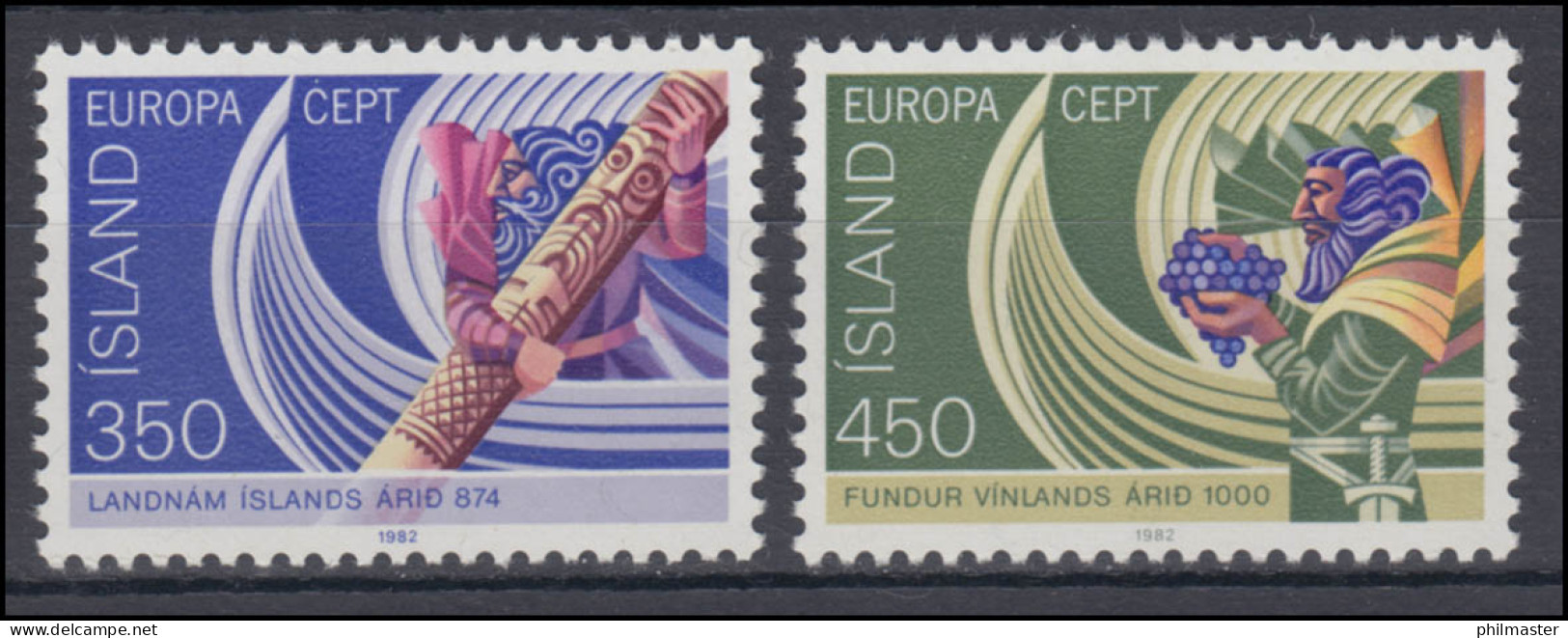 Europaunion 1982 Island 578-579, Satz ** / MNH - Sonstige & Ohne Zuordnung