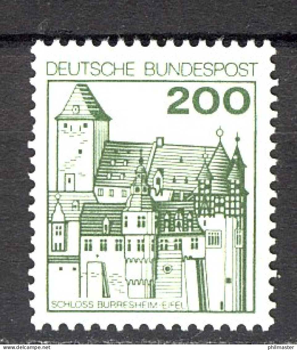 920 BuS 200 Pf - Einzelmarke Mit Neuer Fluoreszenz, ** - Unused Stamps