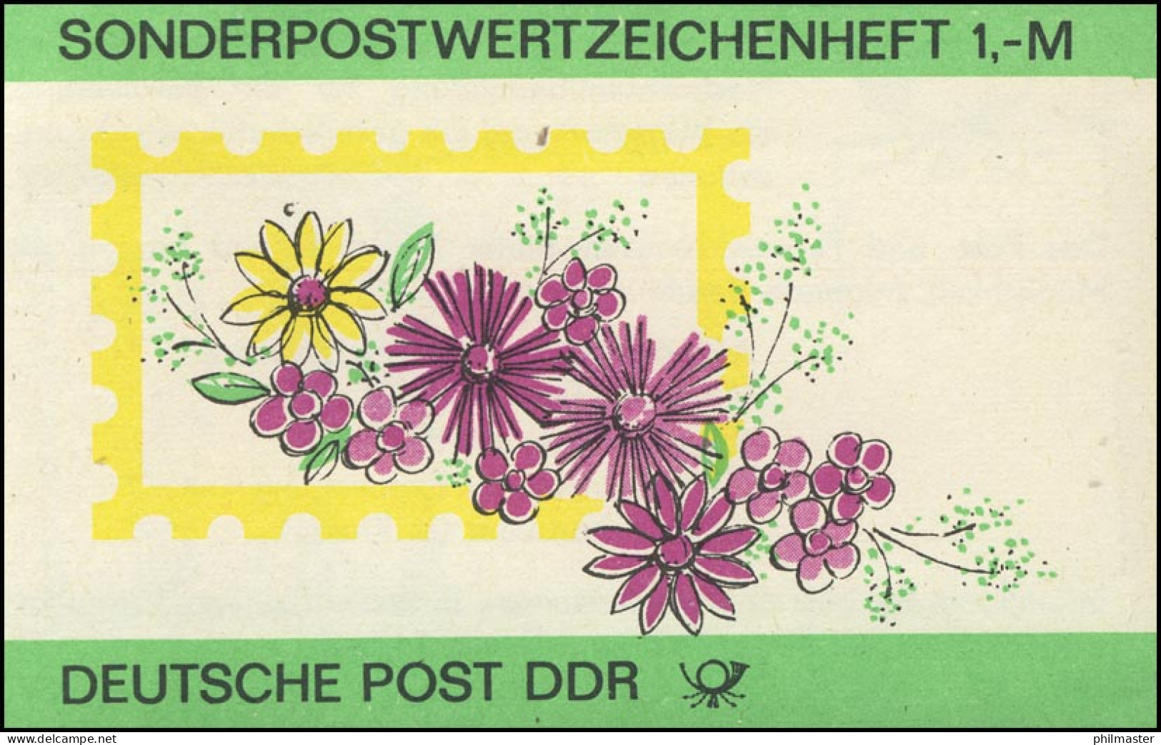 SMHD 30 Blumen 1987 - Mit VS-O Berlin ZPF - Postzegelboekjes