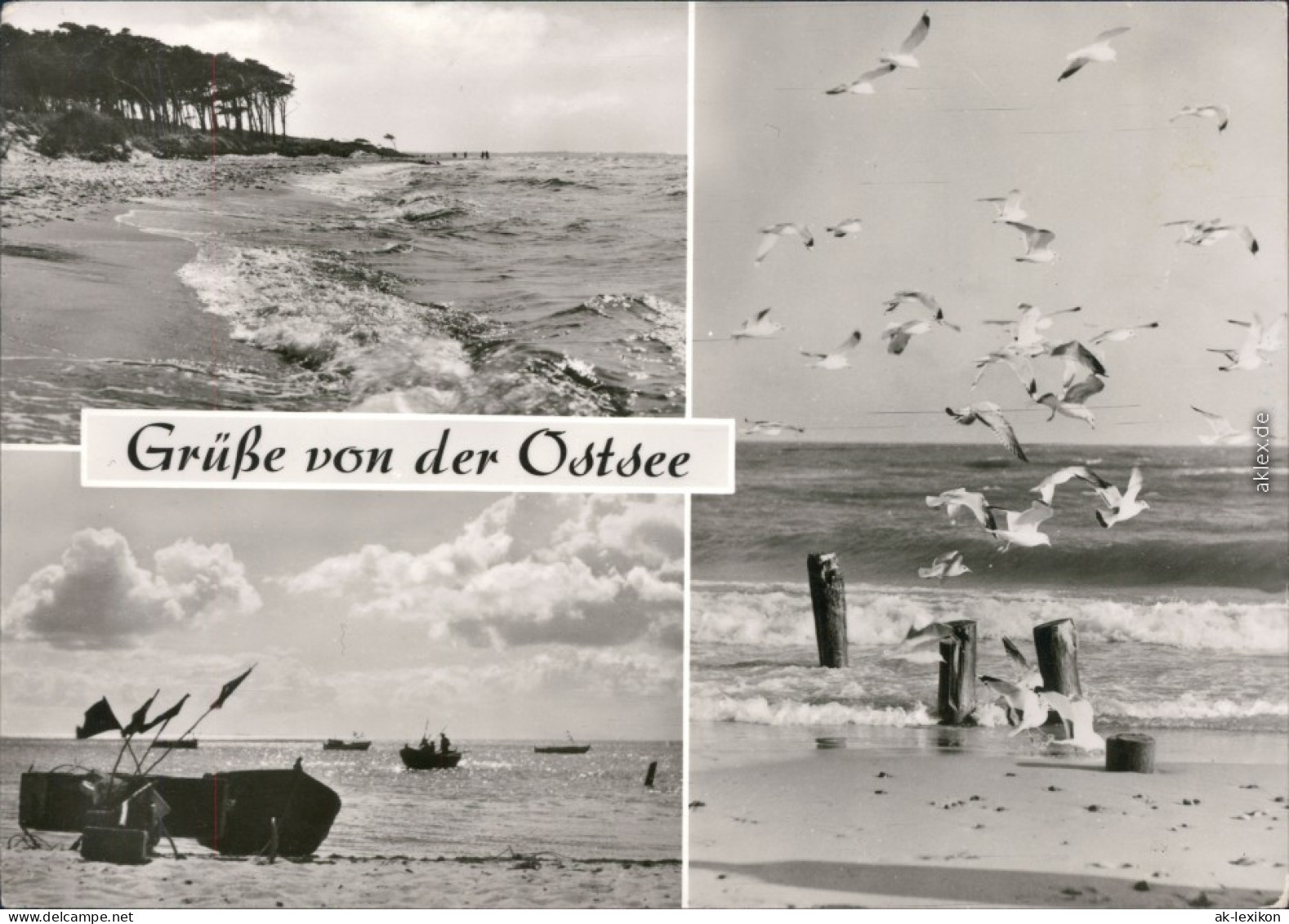 Allgemein Mecklenburg Vorpommern Grüße Von Der Ostsee: Strand, Möwen, Boote 1980 - Rostock