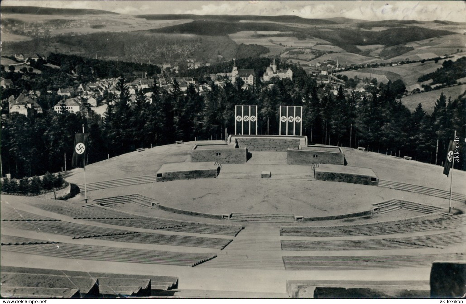 Schwarzenberg (Erzgebirge) Feierstätte/Thingstätte Im Stadtpark Rockelmann 1938  - Schwarzenberg (Erzgeb.)