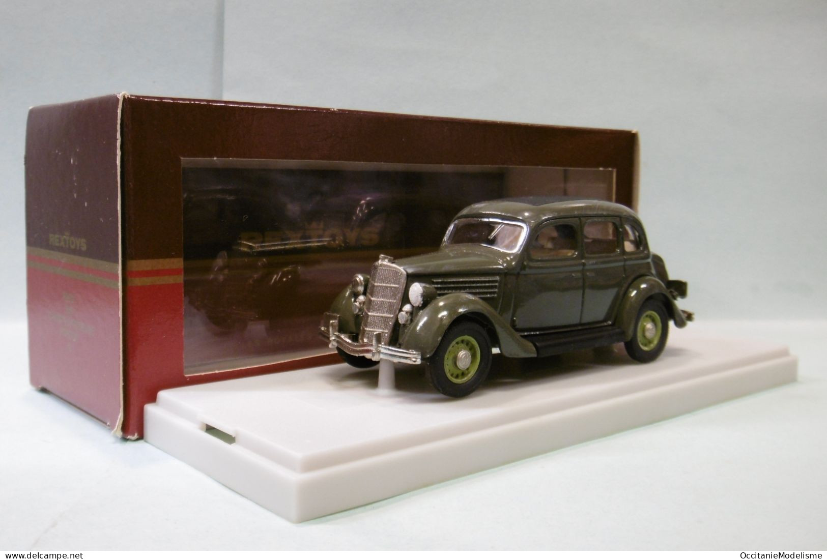 Rextoys - FORD Fordor Touring Sedan 1935 Vert Olive Foncé Réf. 42 Neuf NBO 1/43 - Other & Unclassified