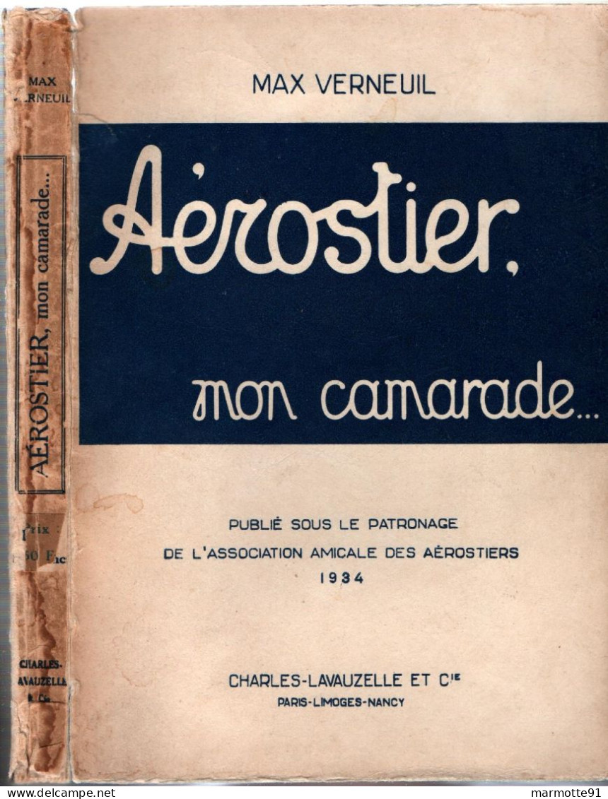 AEROSTIER MON CAMARADE ... GUERRE 1914 1918 BALLONS OBSERVATEURS - 1914-18