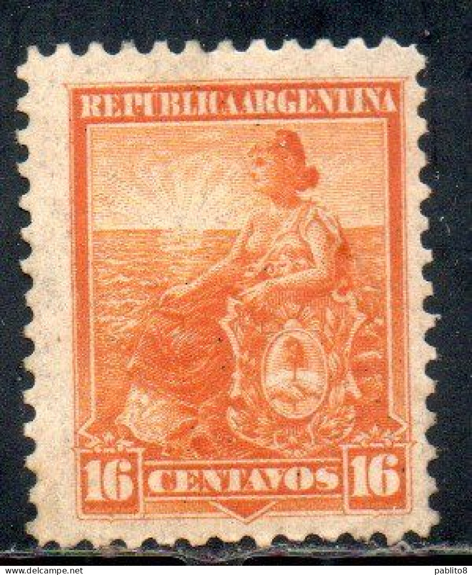 ARGENTINA 1899 1903 LIBERTY SEATED 16c MH - Unused Stamps