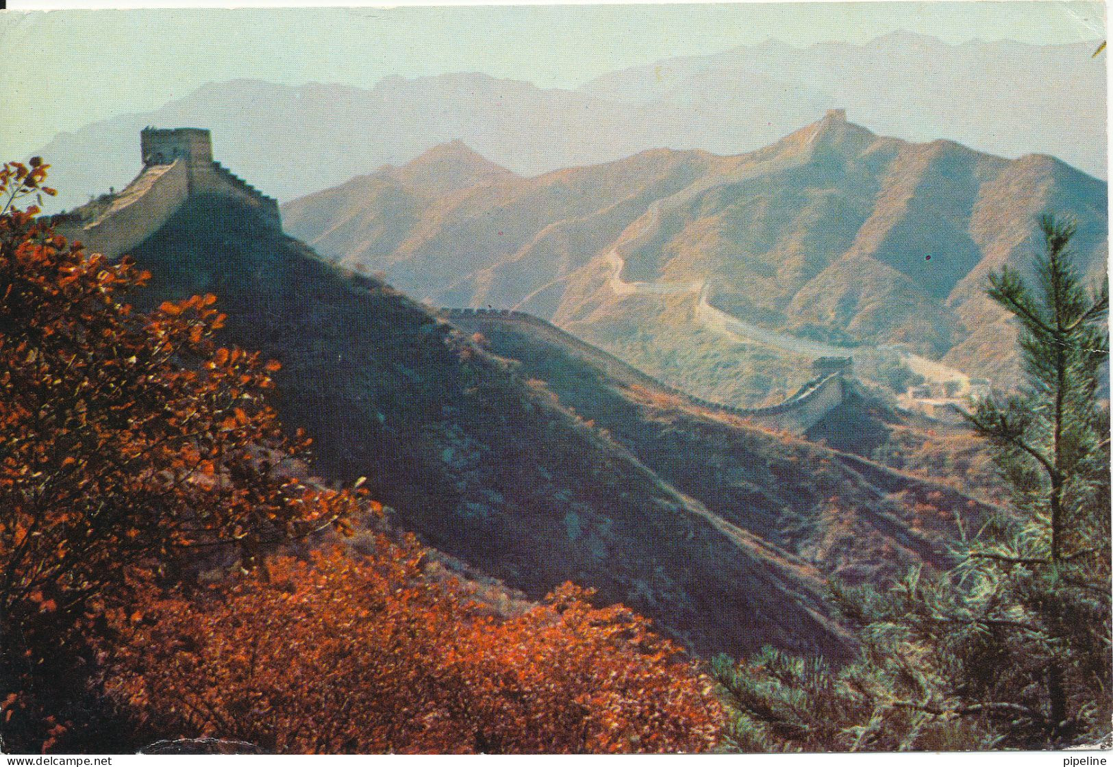 P. R. Of China Postcard The Great Wall Sent To Germany 24-8-1978 - Chine