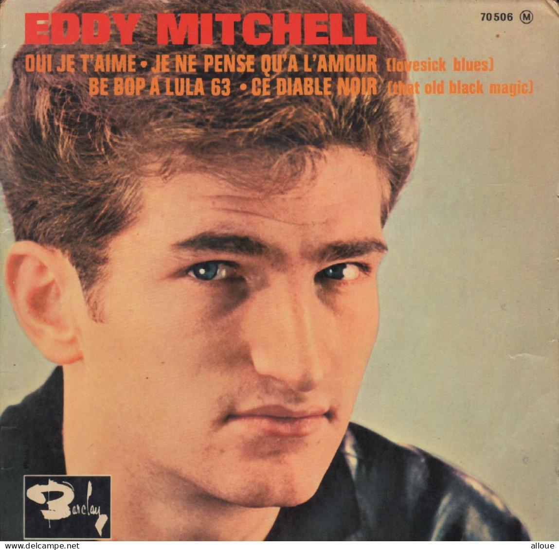 EDDY MITCHELL FR EP OUI JE T'AIME - BE BOP A LULA 63 + 2 - Andere - Franstalig
