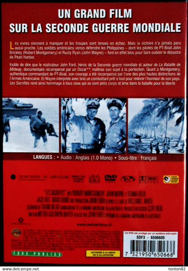 Les Sacrifiés - Robert Montgomery - John Wayne - Donna Red - Film De John Ford . - Action, Adventure
