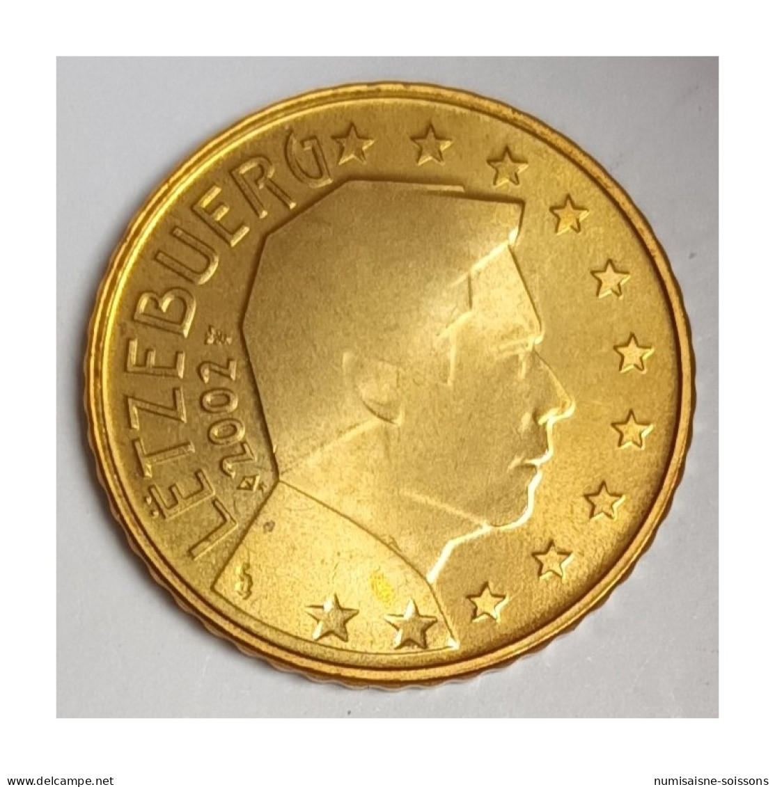 LUXEMBOURG - 50 CENT 2002 - GRAND DUC HENRI - SPL - Luxembourg