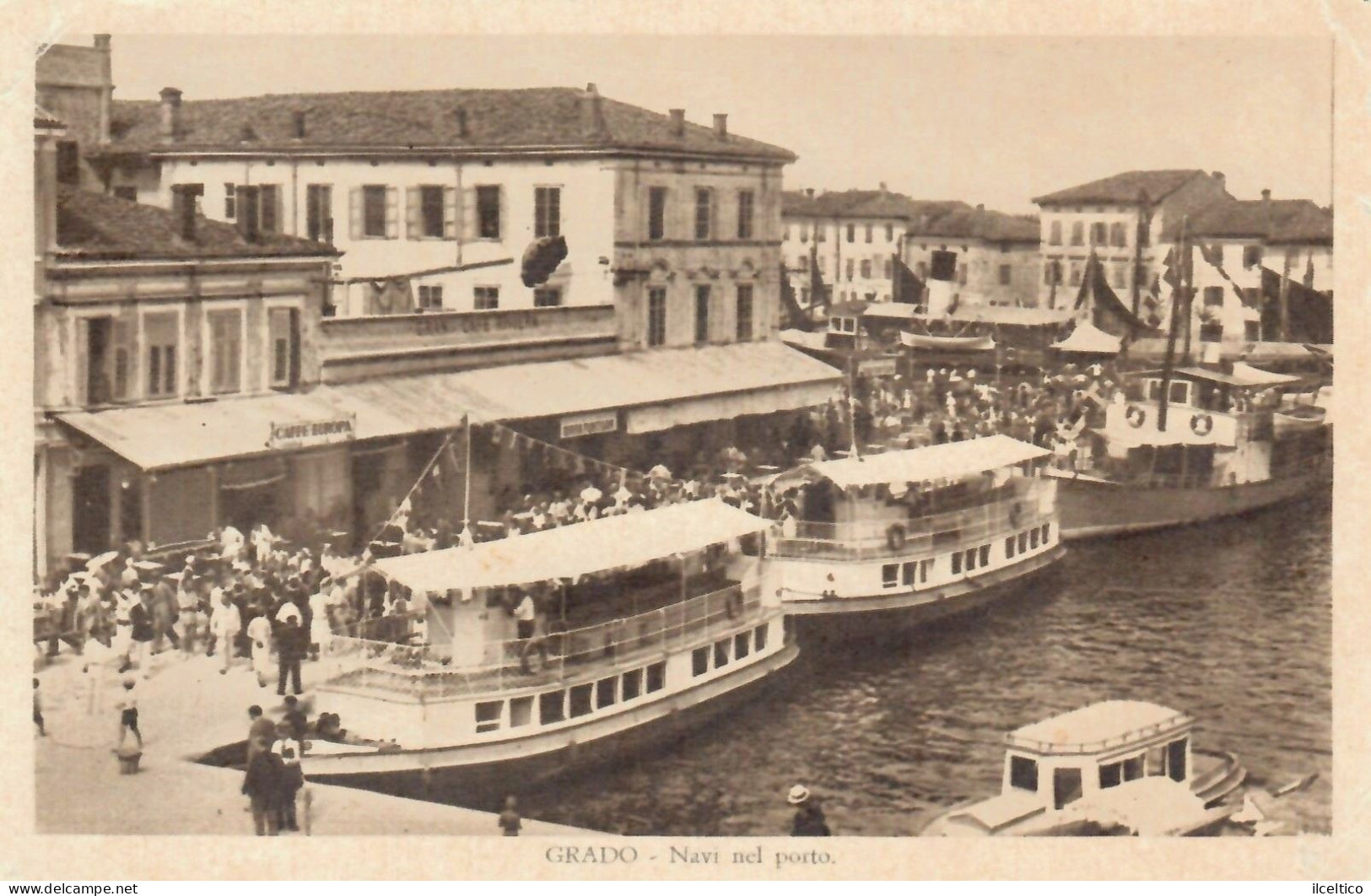 GRADO - NAVI  NEL PORTO - 1934 - Gorizia