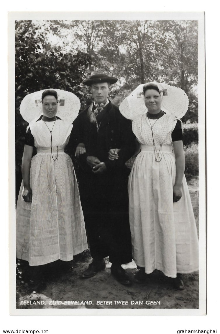 3 Postcards Lot Netherlands Dutch People In Traditional Costumes Clothes Ethnics Unposted - Europe