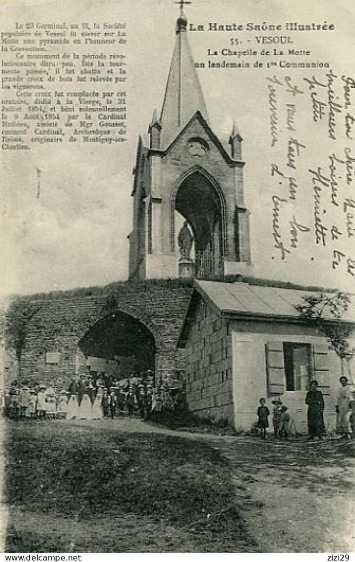 VESOUL-la Chapelle De La Motte Un Lendemain De 1ere Communion - Vesoul