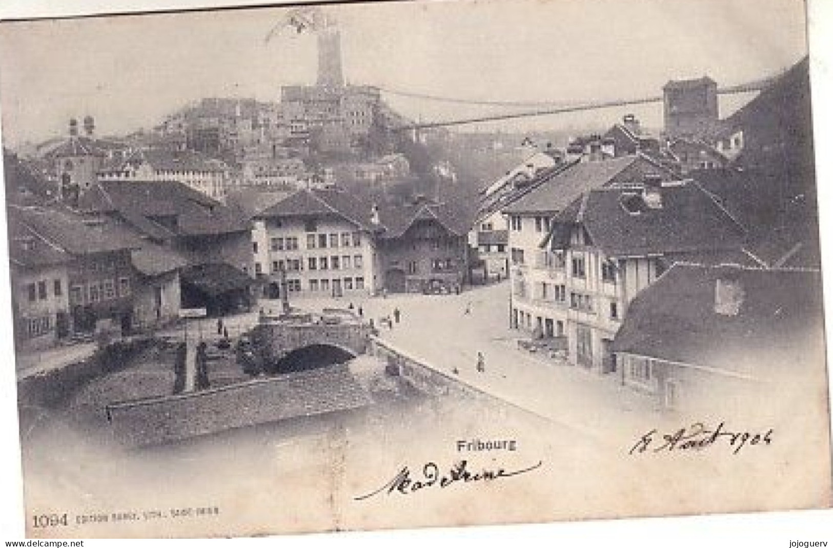 Fribourg , Timbrée En 1904f - Altri & Non Classificati