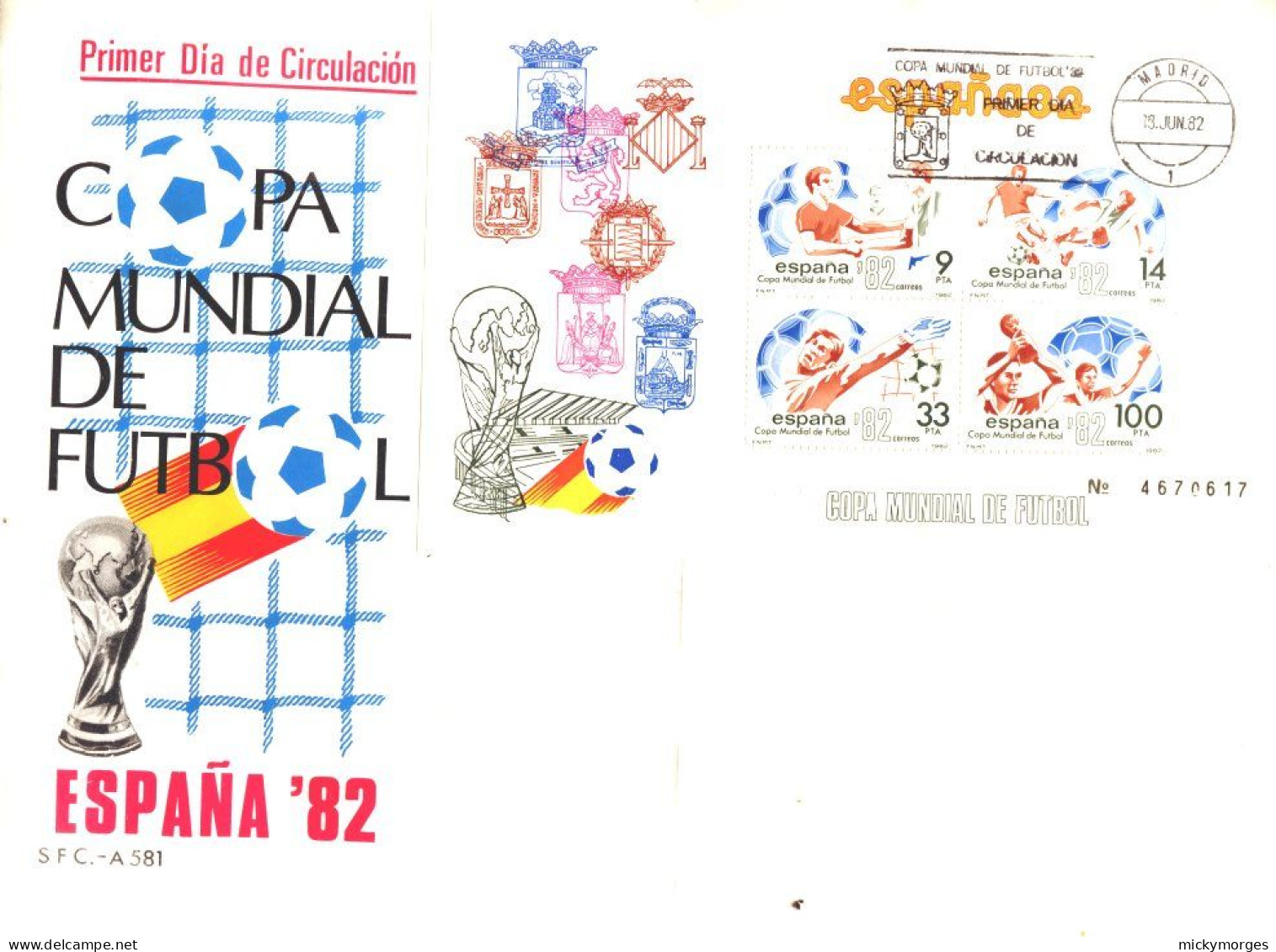 Enveloppe Du13.0601982 - Europei Di Calcio (UEFA)