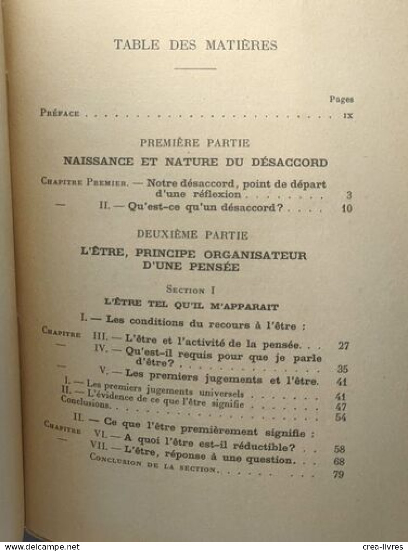 Le Désaccord - Psychologie/Philosophie