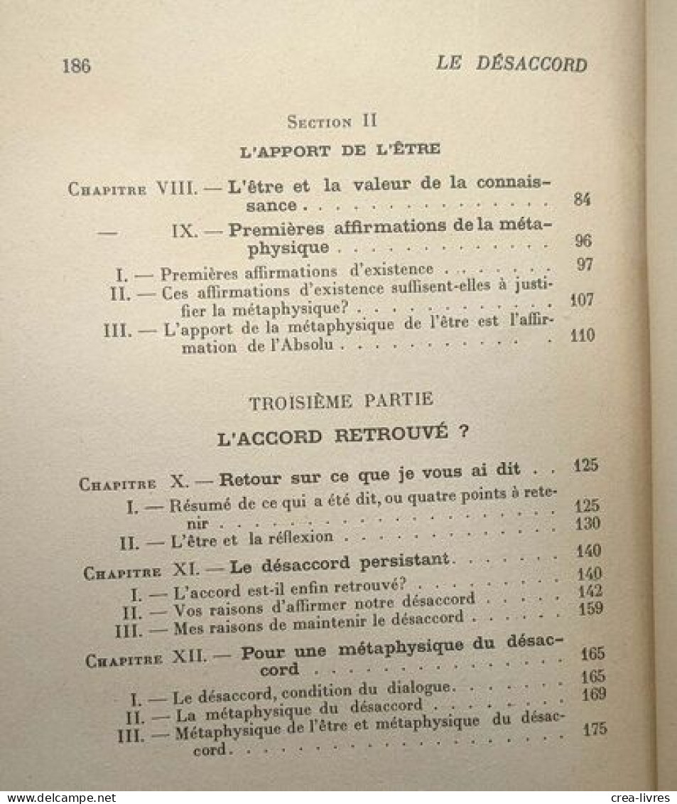 Le Désaccord - Psychologie/Philosophie