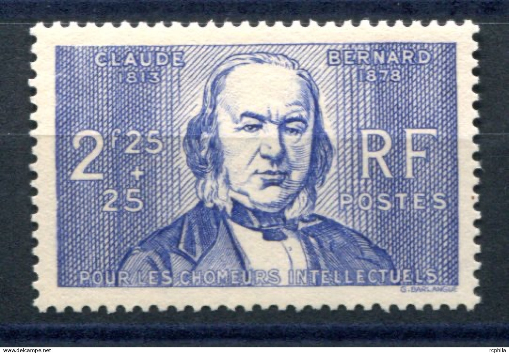 RC 27322 FRANCE COTE 32€ N° 439 CLAUDE BERNARD NEUF ** MNH TB - Neufs