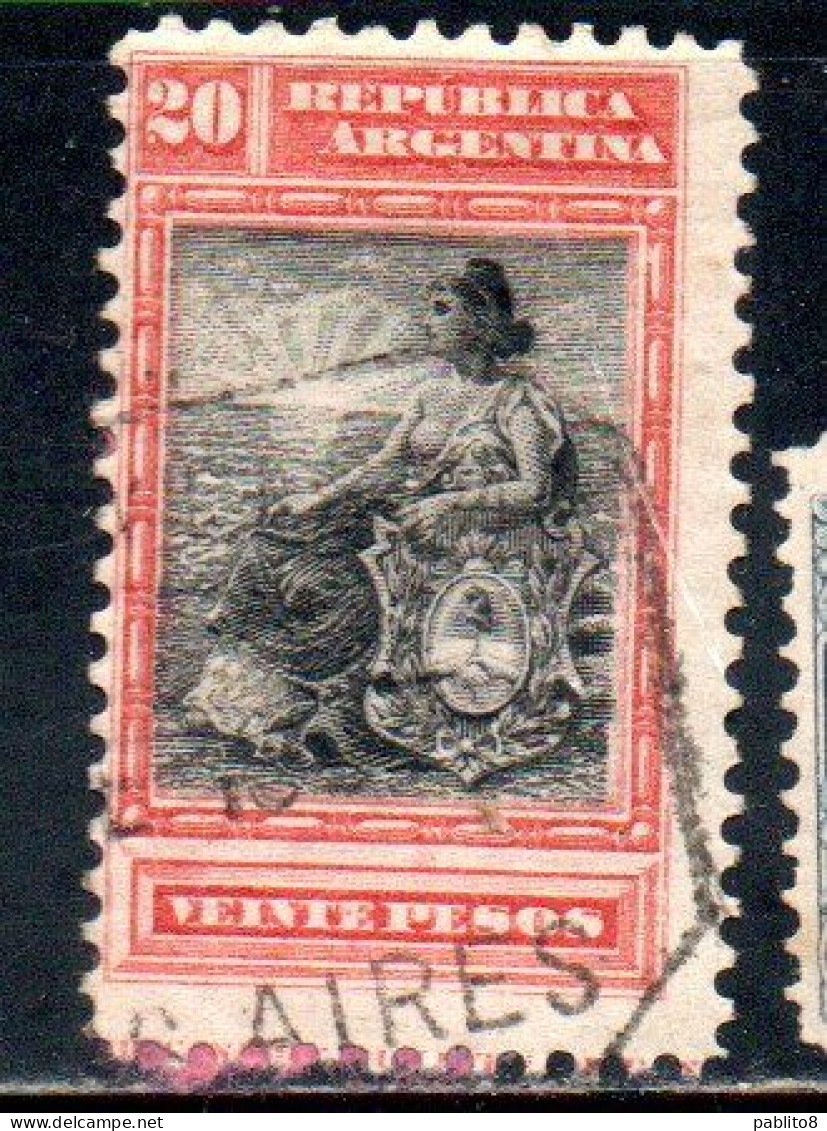 ARGENTINA 1899 1903 LIBERTY SEATED 5p USED USADO OBLITERE' - Used Stamps