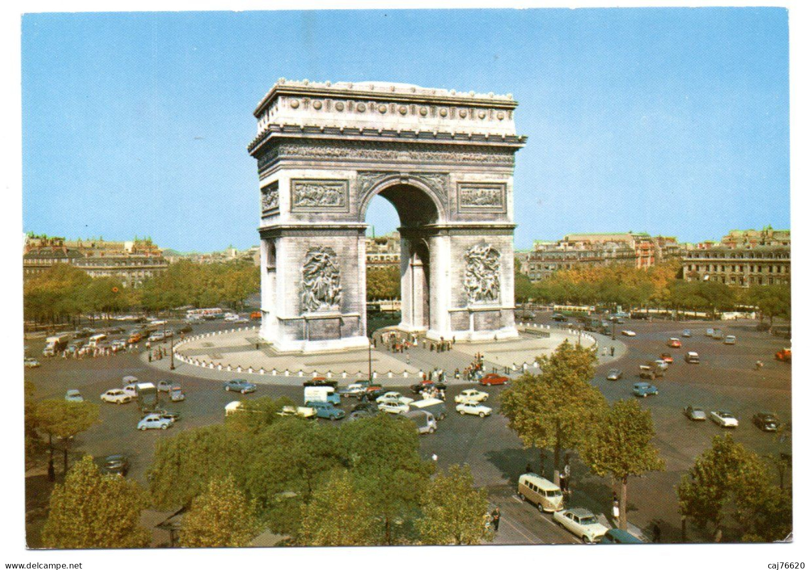 Paris, L'arc De Triomphe Et L'etoile - Arc De Triomphe