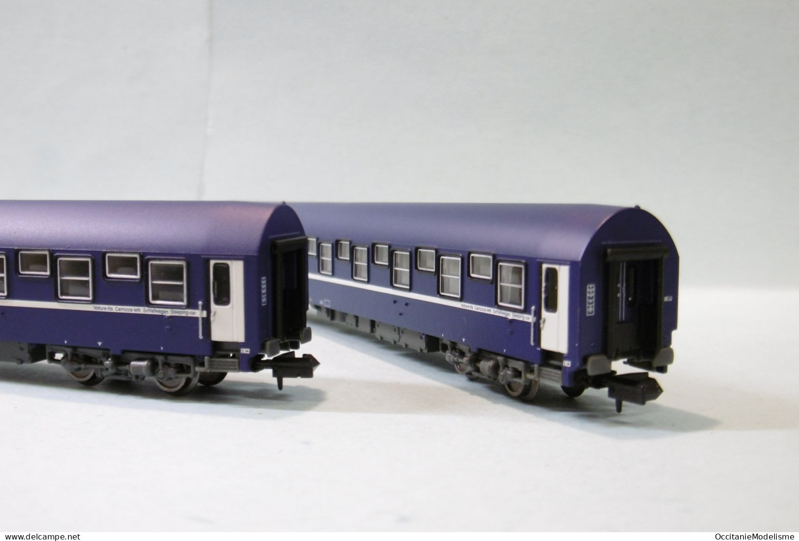 Arnold - Coffret 2 Voitures Lits T2 Casquette SNCF ép. V Réf. HN4342 Neuf N 1/160 - Scompartimento Viaggiatori