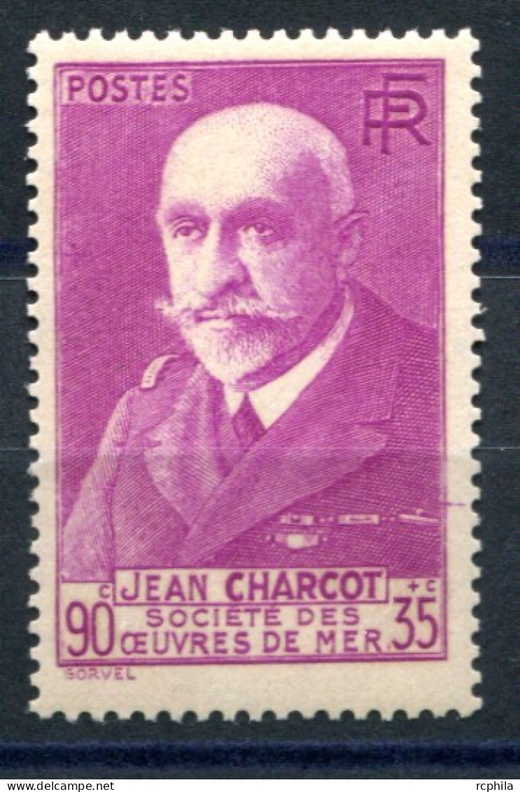 RC 27324 FRANCE COTE 34€ N° 377A JEAN CHARCOT NEUF ** MNH TB - Unused Stamps