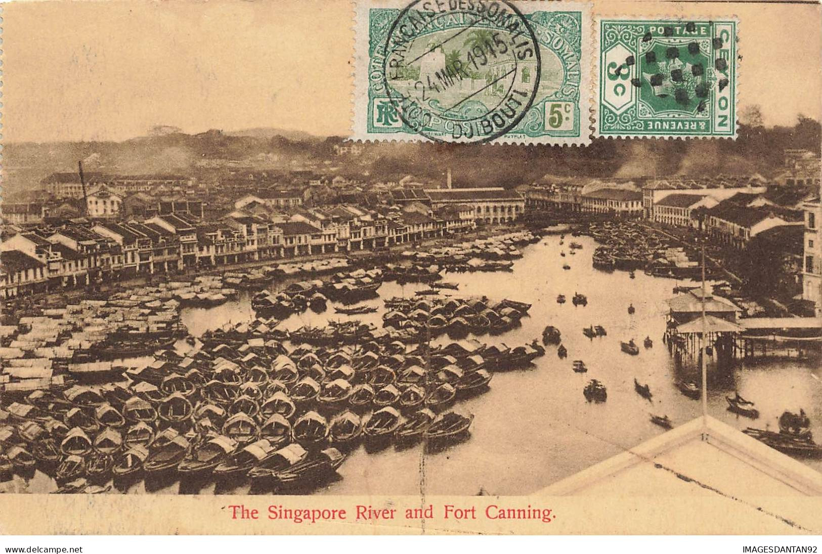 SINGAPOUR AL#AL0051 THE SINGAPORE RIVER AND FORT CANNING - Singapore