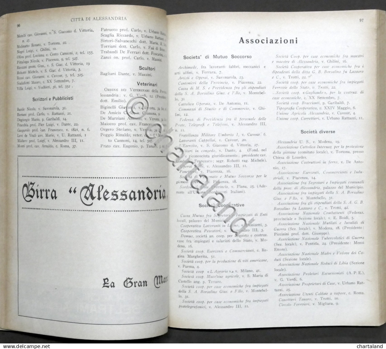 R. Scaglia - Guida Generale Della Provincia Di Alessandria 1925 - 1926 - Sonstige & Ohne Zuordnung