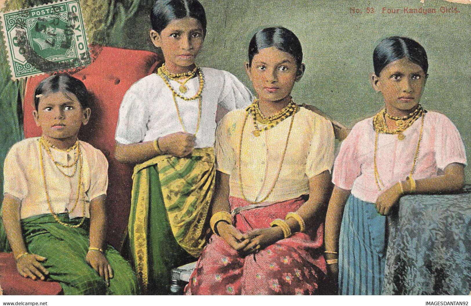 SRI LANKA AL#AL0074 FOUR KANDYAN GIRLS - Sri Lanka (Ceylon)