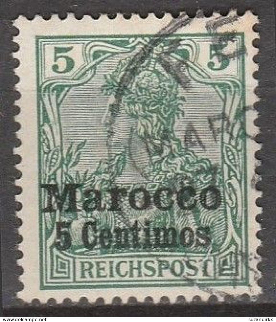 Marokko    .    Michel   .   20     .    O       .     Gestempelt - Deutsche Post In Marokko