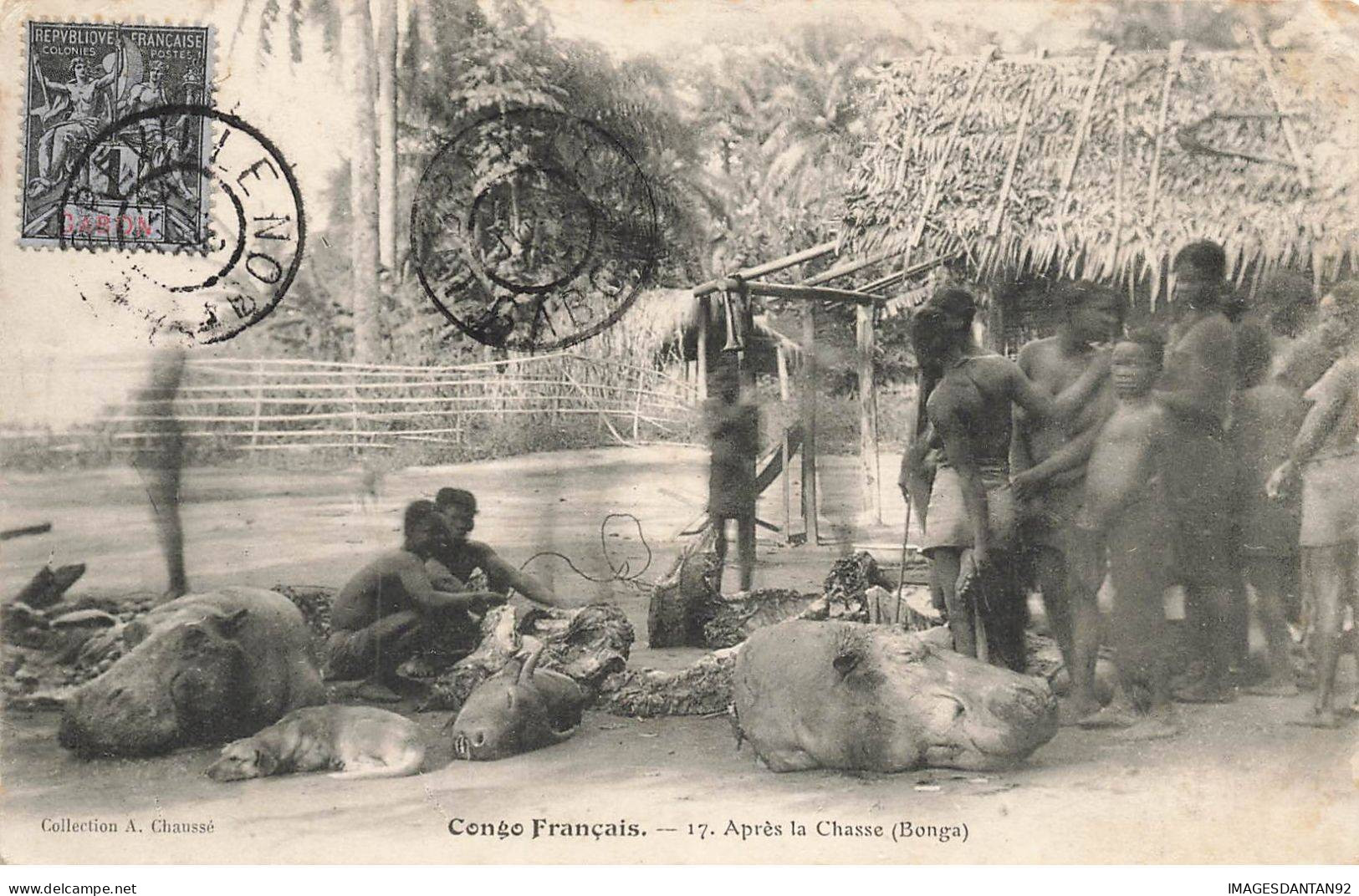 CONGO FRANCAIS AL#AL00358 GONGO FRANCAIS APRES LA CHASSE BONGA - French Congo
