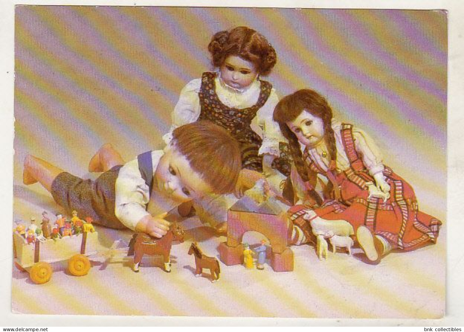 Germany Uncirculated Postcard - Puppets - Jeux Et Jouets