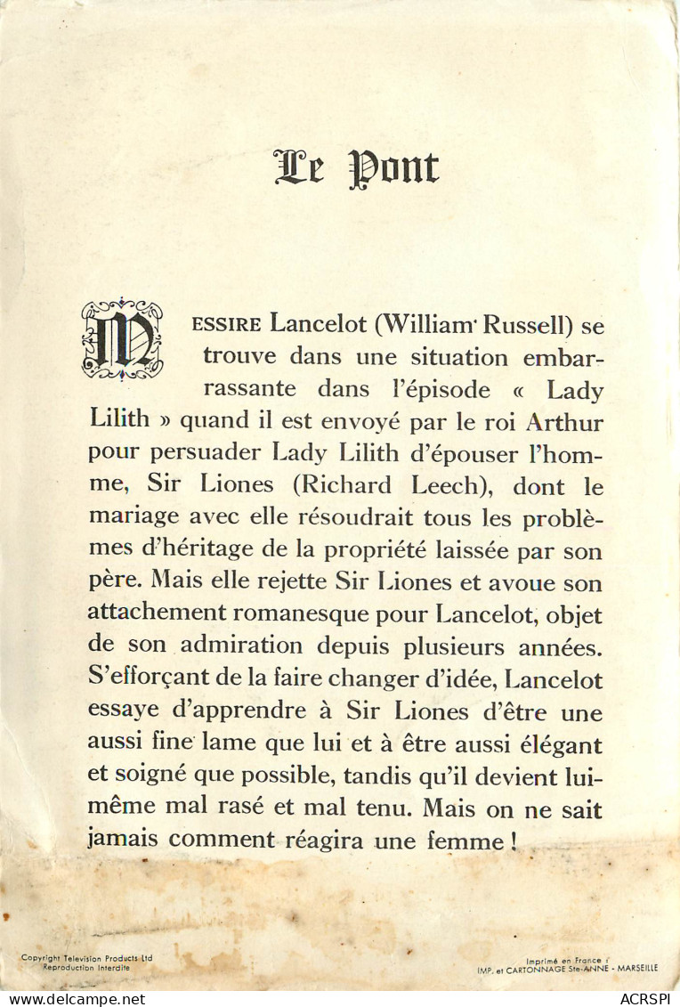 Aventures De Lancelot 3 Cartes (scan Recto-verso) PFRCR00025 P - Actors