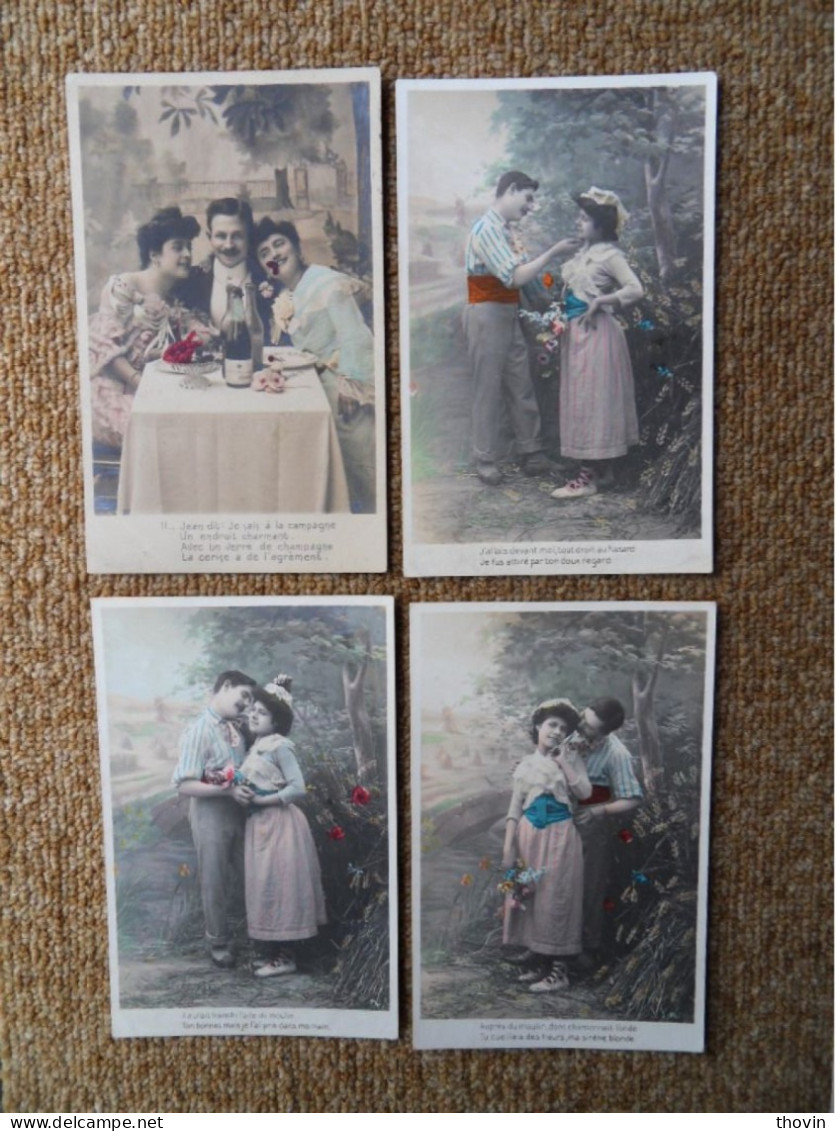 LOT 800 CPA Fantaisie Thème Couples   -Quelques Scans Disponibles - Paare