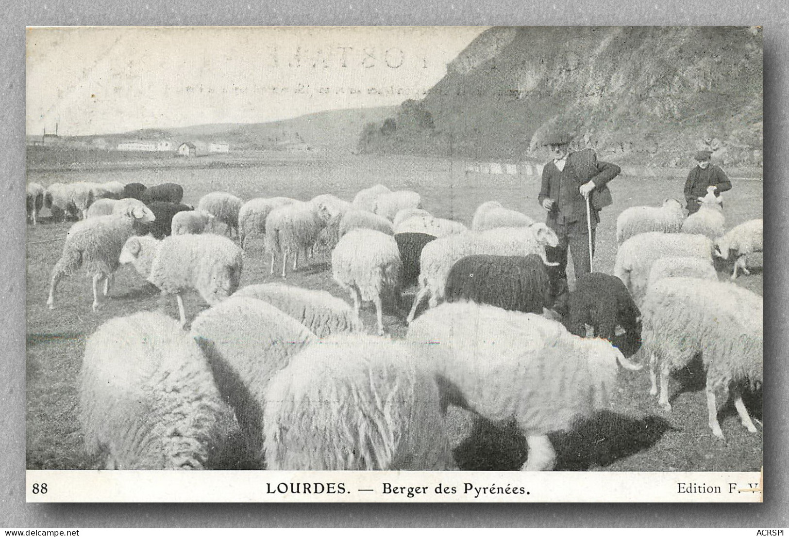 LOURDES Un Berger Des Pyrénées   (scan Recto-verso) PFRCR00031P - Lourdes