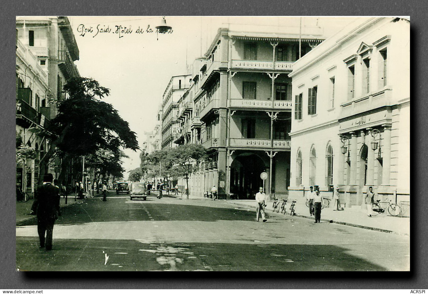 Egypte - Port Said -  Boulevard Fouad Et Hotel De La Poste Ed Forte   Rare (scan Recto-verso) PFRCR00032 P - Other & Unclassified