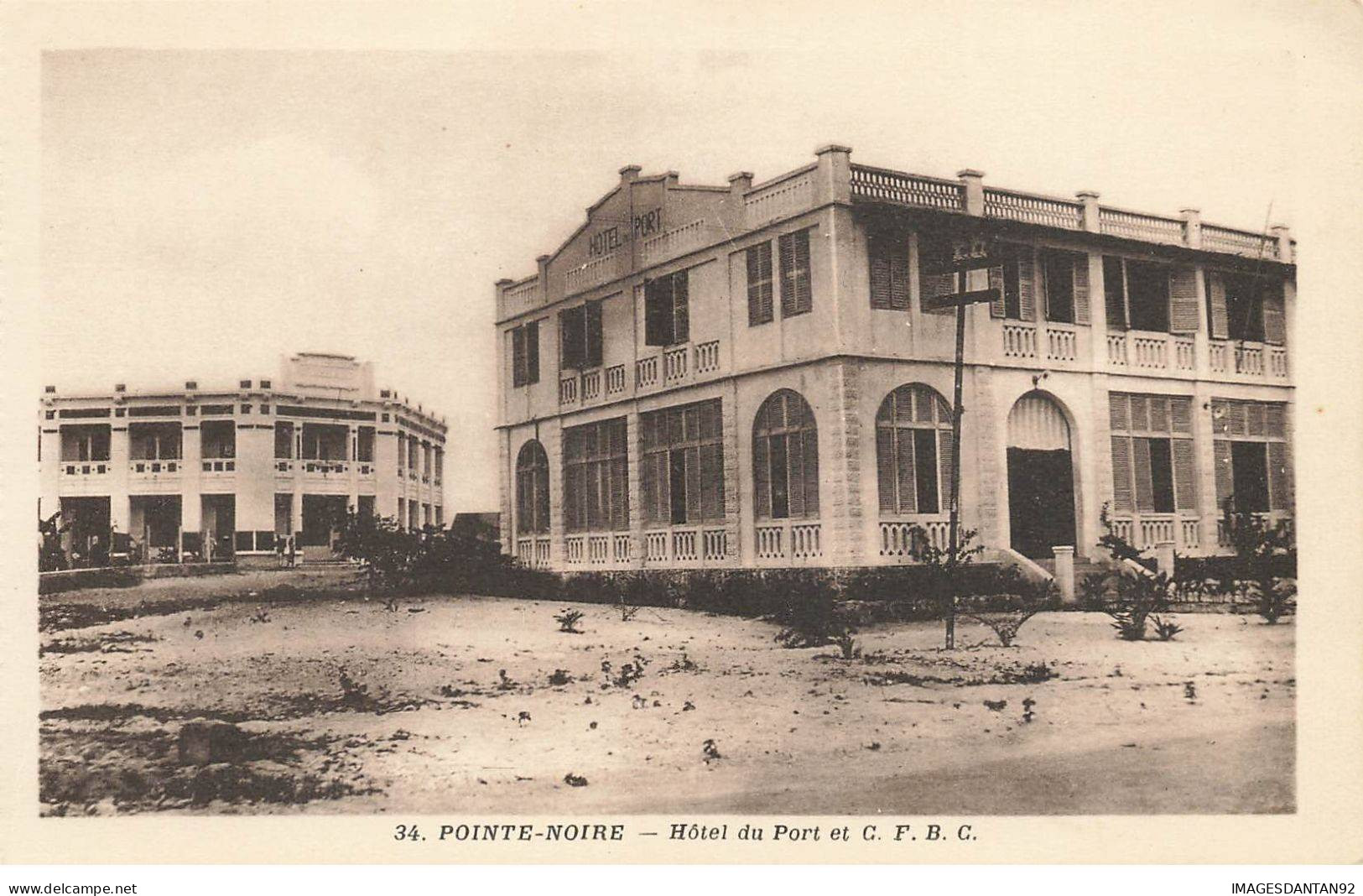 CONGO AP#DC322 POINTE NOIRE HOTEL DU PORT ET G.F.B.C - Pointe-Noire