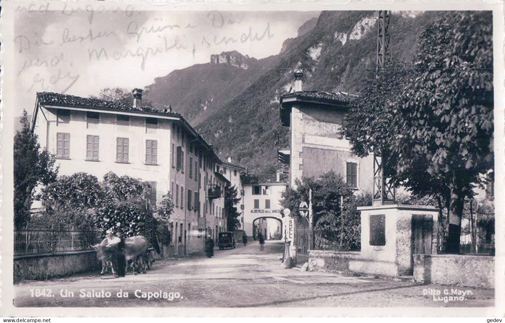 Capolago TI, Albergo Dell Ancora (587) - Capolago