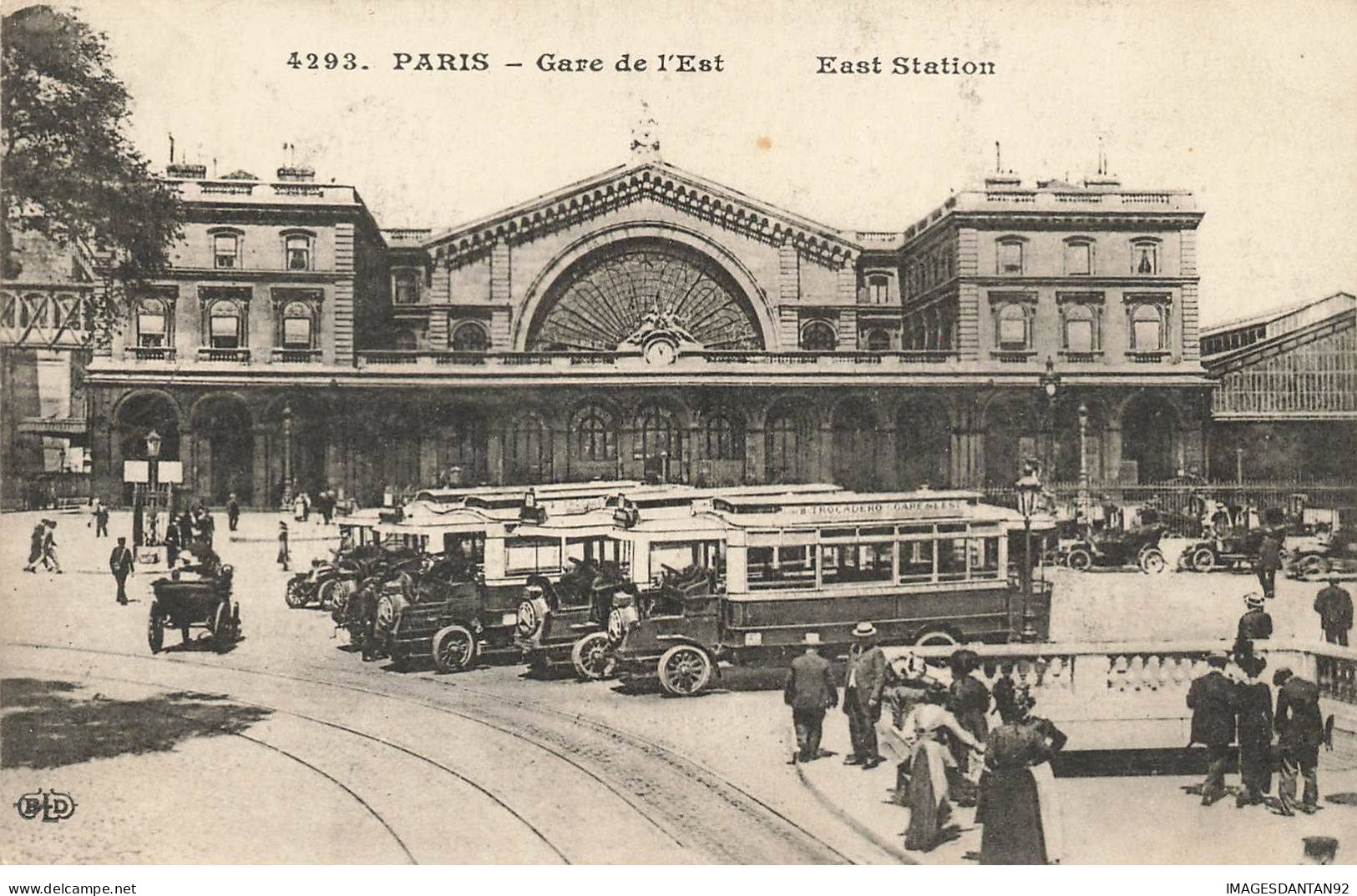 75 PARIS AN#MK0891 GARE DE L EST OMNIBUS - Metro, Stations