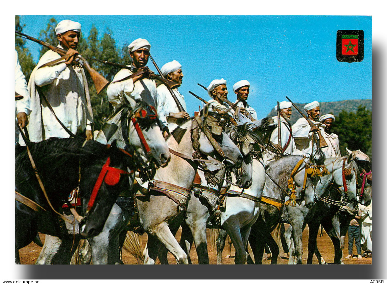 MAROC  Cavalerie Caballeria Cavalry  Marruecos Morrocco (scan Recto-verso) PFRCR00035P - World