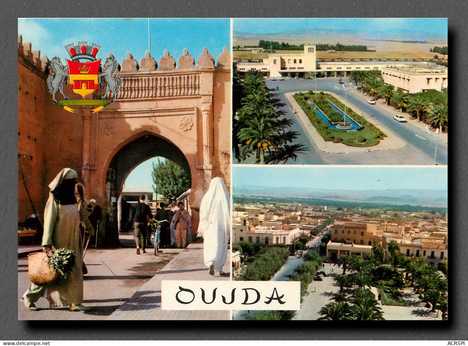 OUJDA  Multivue (scan Recto-verso) PFRCR00036P - Agadir