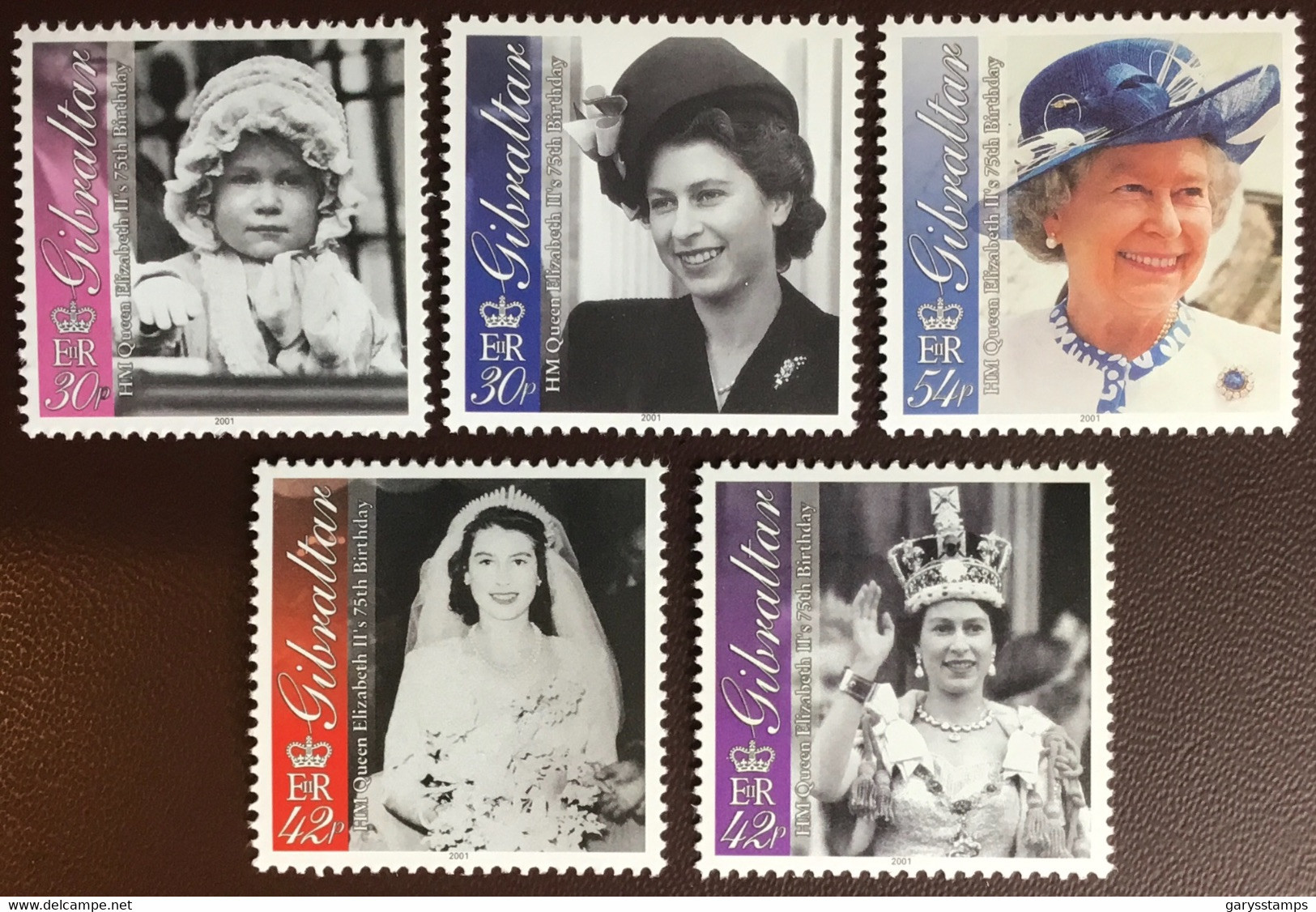 Gibraltar 2001 Queen’s 75th Birthday MNH - Gibraltar