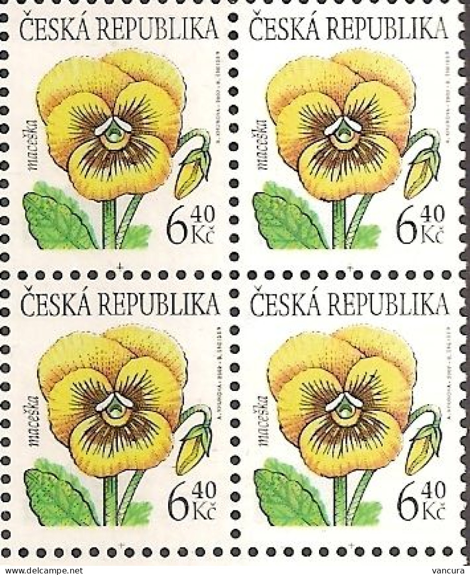 ** 330 Czech Republic - Pansy 2002 - Ongebruikt